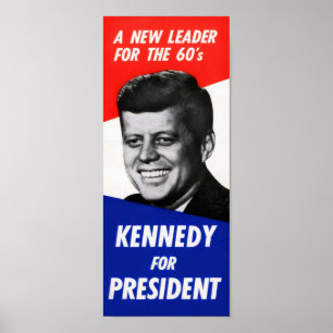 Poster da campanha de Kennedy