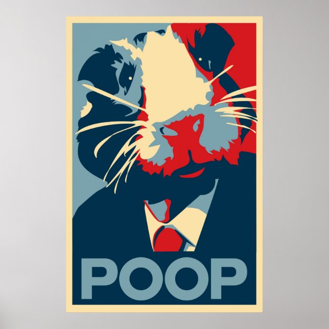 Poster da Campanha do Porco da Guiné (Frente)