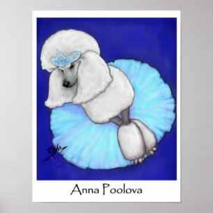 Poster da caniche de Anna Poolova