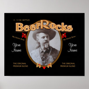 Poster da cara da cerveja