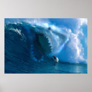 Poster da cara do tubarão