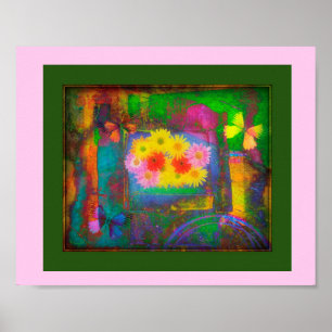 Pôster Da "carro da flor cadeira de rodas