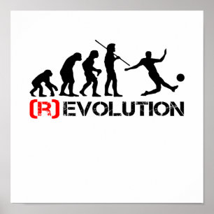 Poster da carta da evolução/revolução do futeb