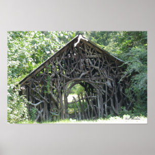 Poster da casa de campo da videira