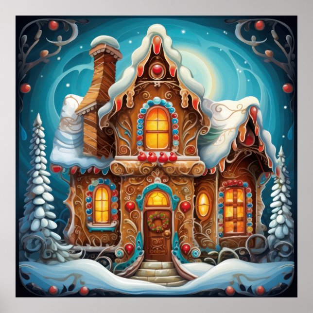 Poster da Casa de Pão Gingerido (Frente)