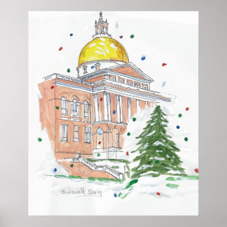 Poster da Casa Estadual de Massachusetts