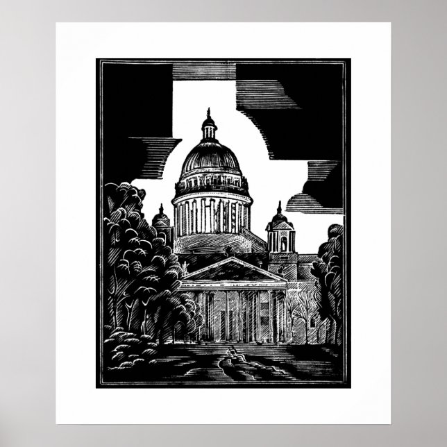 Poster da Catedral de Isaac, rua (Frente)