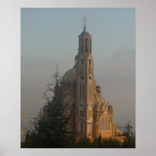 Poster da Catedral de Jounieh (Frente)