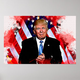 Poster da celebração de Donald Trump