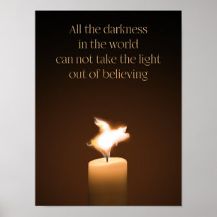 Poster da chama de vela do porco do vôo