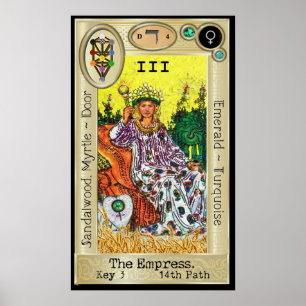 Pôster ~ da chave 3 de Ifdawn Deepdream Tarot a