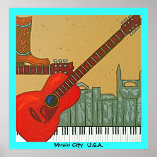 Poster da cidade da música