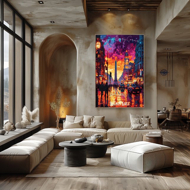 Poster da cidade de Buenos Aires - Arte argentina (Criador carregado)