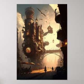 Poster da Cidade Steampunk