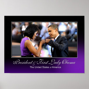 Poster da colisão do punho de Obama