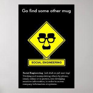Poster da consciência da segurança da engenharia