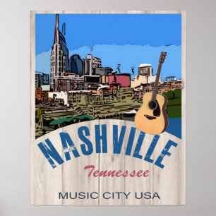 Poster da cor de Nashville TN
