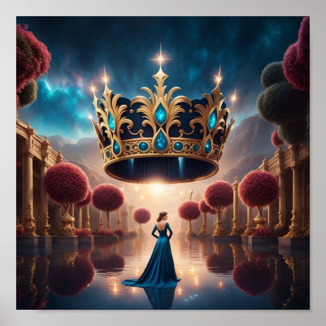 Poster da Coroa da Rainha (Frente)