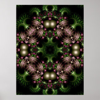 poster da coroa fractal