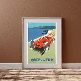 Poster da Corrida Vintage Côte d'Azur