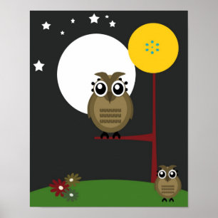 Poster da coruja de noite