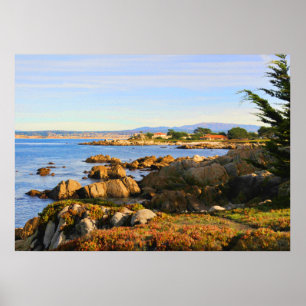 Poster da costa da Califórnia