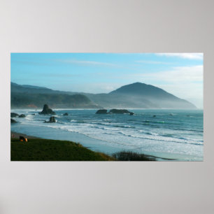 Poster da costa de Oregon