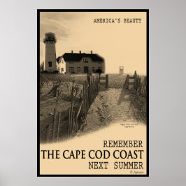 Poster da Costa do Cabo Cod