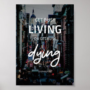 Poster da Cotação de Vida Ocupada
