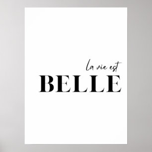 Poster da Cotação Francesa "La vie est belle"