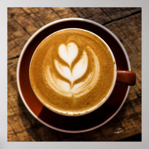 Poster da cozinha do café Lover