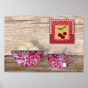 Poster da cozinha do país