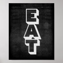 poster da cozinha texto em negrito nas cinzas em a