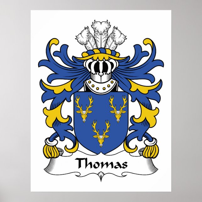 Poster da Crest da Família Thomas (Frente)