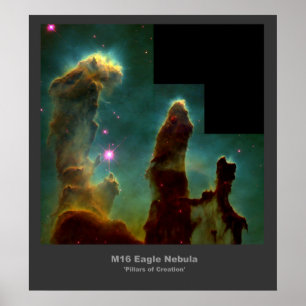 Poster da criação da nebulosa de M16 Eagle