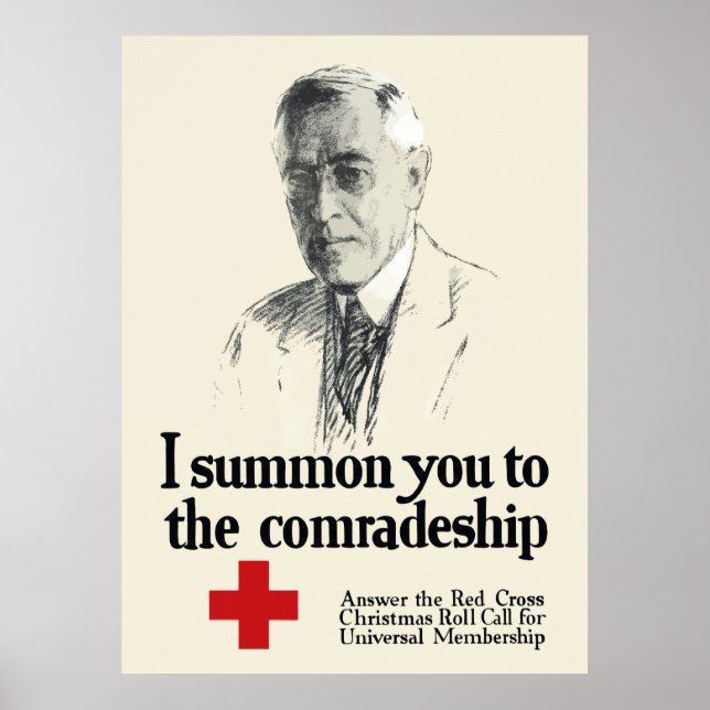 Poster da Cruz Vermelha de Woodrow (Frente)