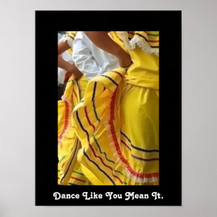 Poster da dança de Folklorico