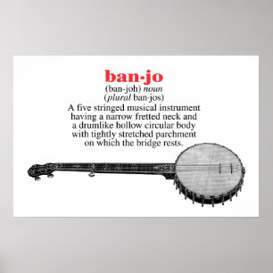 Poster da definição do banjo