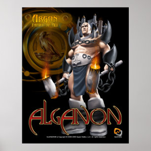Poster da deidade do argônio de Alganon