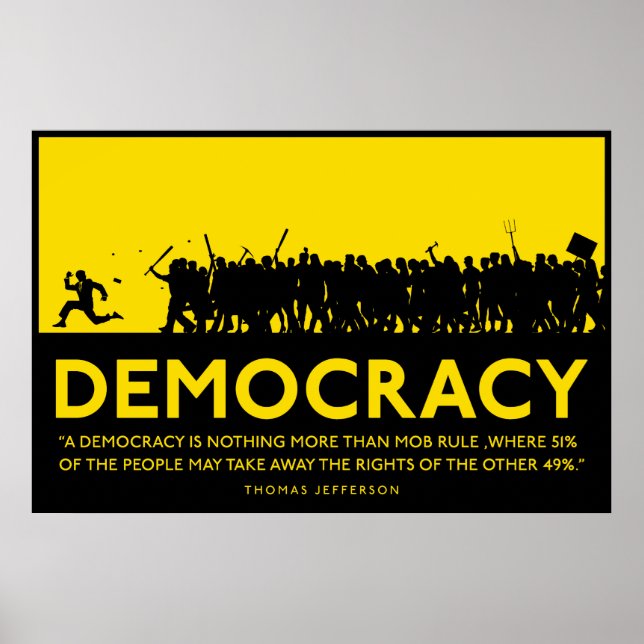 Poster da democracia (Frente)
