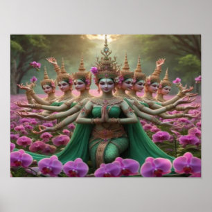 Poster da Deusa Durga Paralela