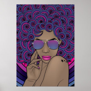 Poster da diva de Nubian