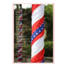 Poster da Diversidade Americana Patriótica