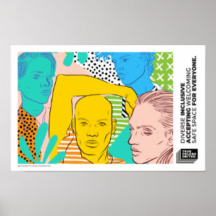Poster da diversidade & da inclusão
