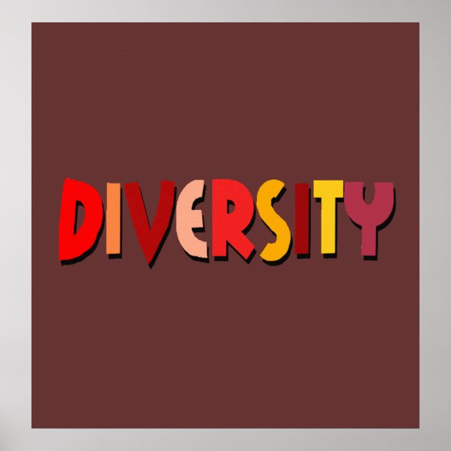 Poster da Diversidade do outono (Frente)