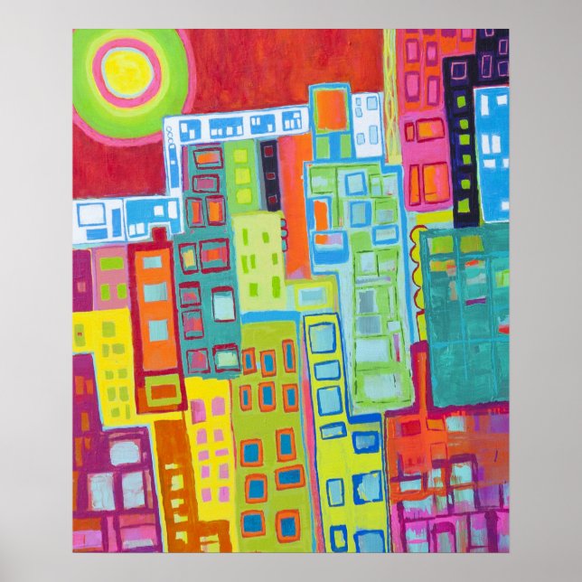 Poster da Divisão de Cidade 20 x 24 (Frente)