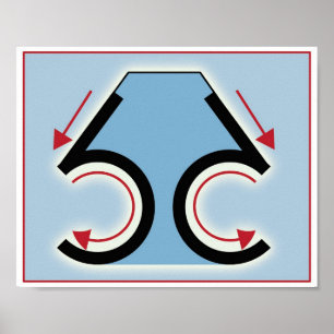 Poster da escrita de Gimmel - de Zayin
