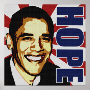 Poster da esperança de Barack Obama