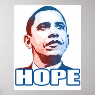Poster da esperança de Obama