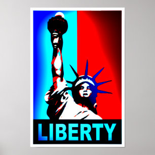 Poster da estátua da liberdade